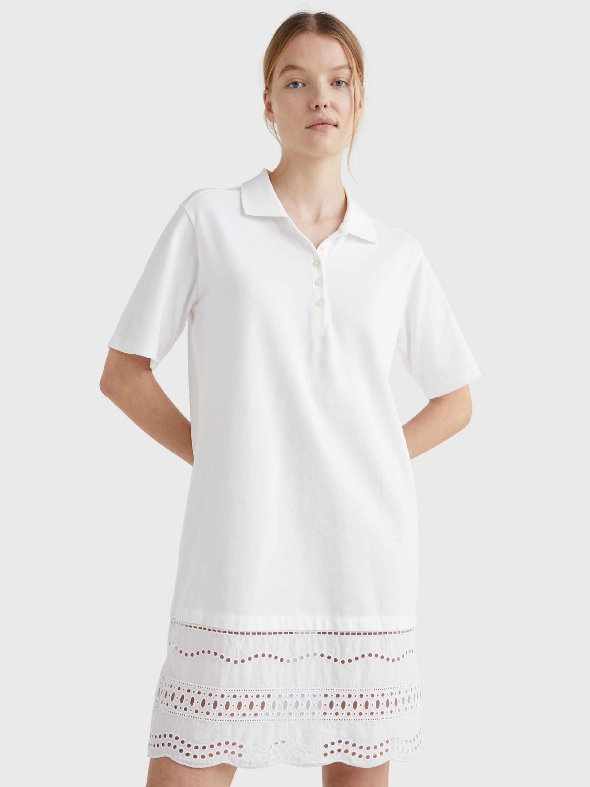 Tommy Hilfiger Broderie Polo Dress